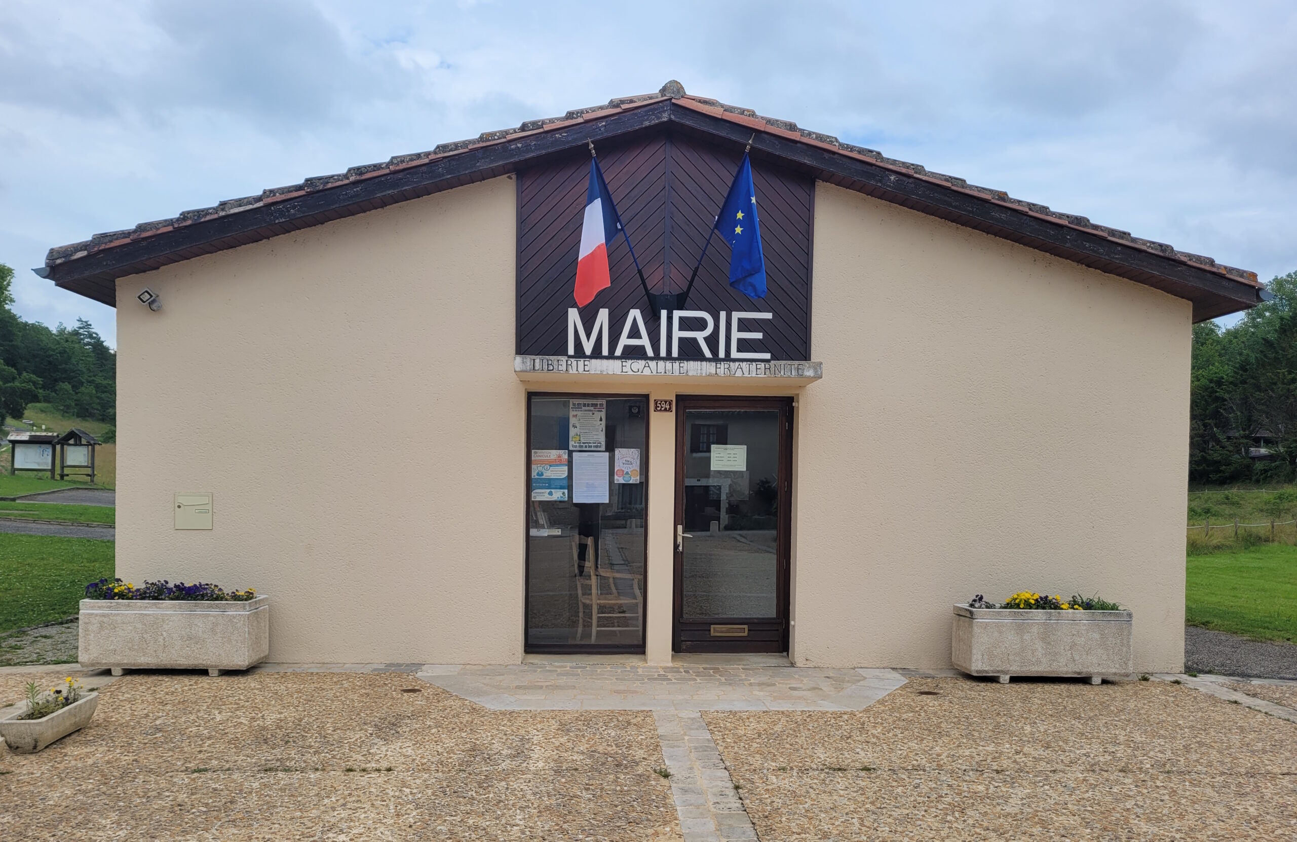 Fermeture temporaire de la Mairie