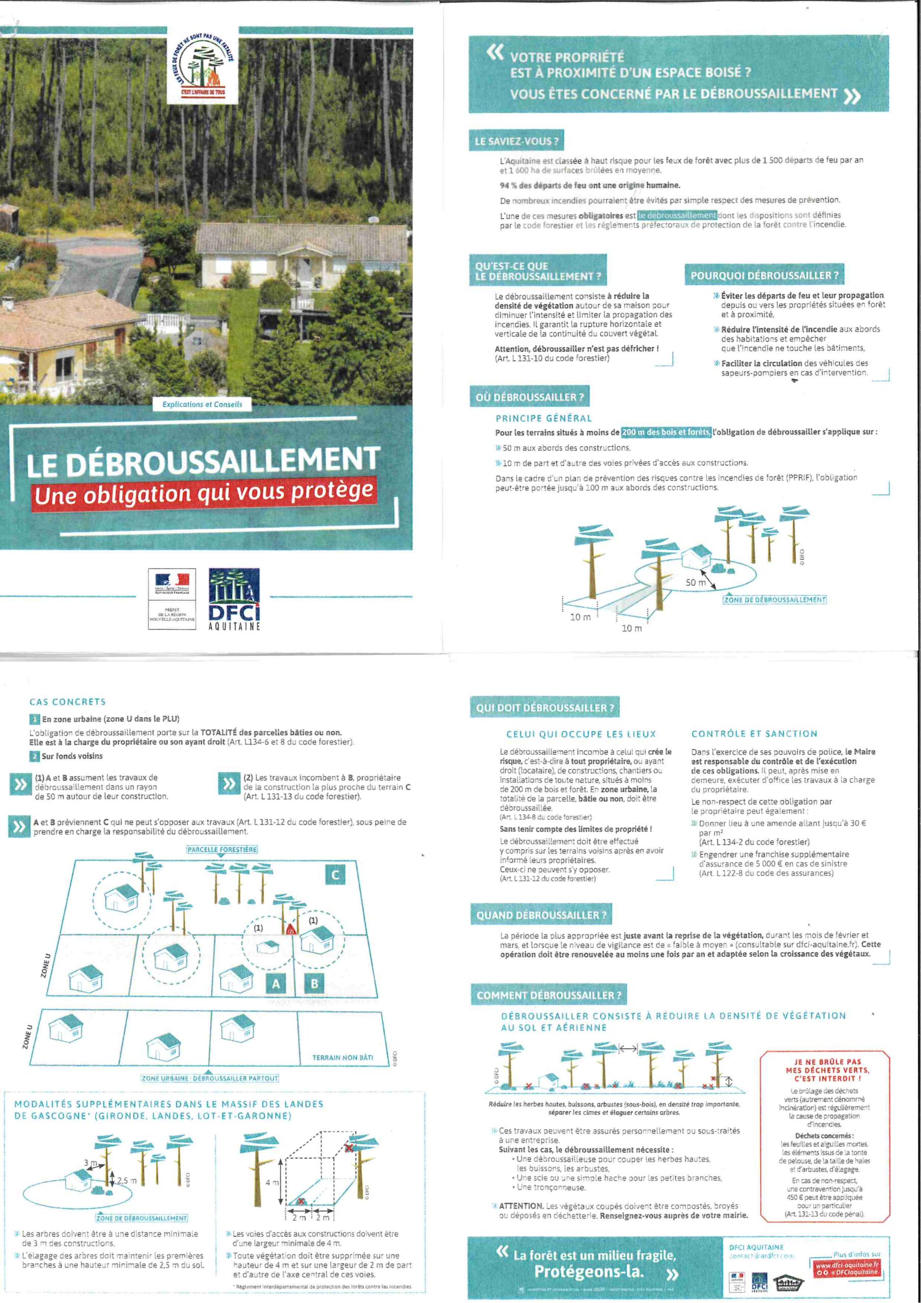 Obligations de débroussaillement