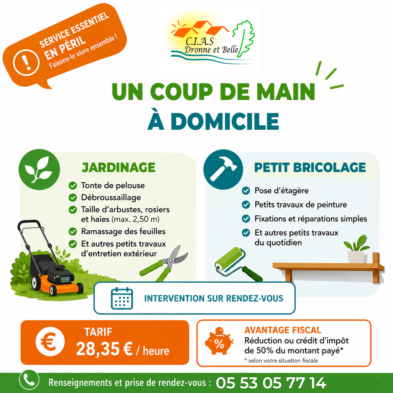 Nouvelle proposition de service du CIAS